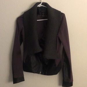 MM couture vegan leather jacket